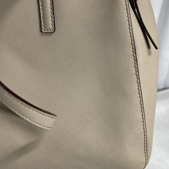 Kate Spade Leather Handbag Color Gray/Taupe - Picture 11 of 16